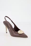 Pointed Toe Slingback Heels