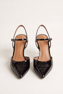 Pointed Toe Ankle Strap Pumps