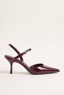 Pointed Toe Ankle Strap Pumps