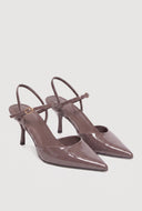 Pointed Toe Ankle Strap Pumps