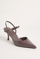 Pointed Toe Ankle Strap Pumps