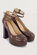 Ankle Strap Platform Pumps