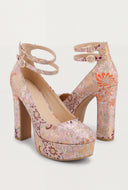 Ankle Strap Platform Pumps