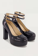 Ankle Strap Platform Pumps