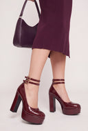 Ankle Strap Platform Pumps