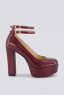 Ankle Strap Platform Pumps