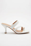 Mavis Strappy Spool Heels