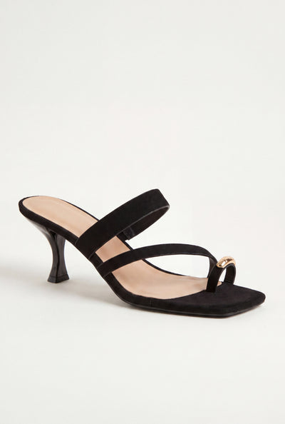 Mavis Strappy Spool Heels
