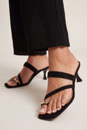 Mavis Strappy Spool Heels