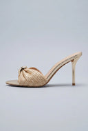 Pendant Peep Toe Stiletto Heels