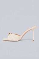 Pendant Peep Toe Stiletto Heels