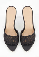 Lace Band Stiletto Heels