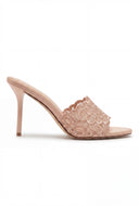 Lace Band Stiletto Heels