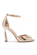 Sabrina Peep Toe Ankle Strap Heels