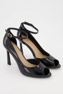 Sabrina Peep Toe Ankle Strap Heels