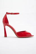 Sabrina Peep Toe Ankle Strap Heels