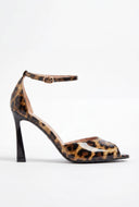 Sabrina Peep Toe Ankle Strap Heels