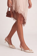 Fiona Slingback Kitten Heels
