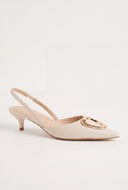 Fiona Slingback Kitten Heels