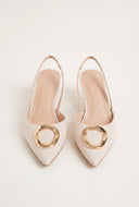 Fiona Slingback Kitten Heels
