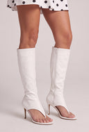 Desiree Knee High Thong Heels