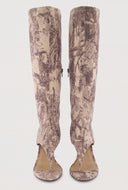 Desiree Knee High Thong Heels