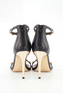 Charm Ankle Strap Stiletto Heels