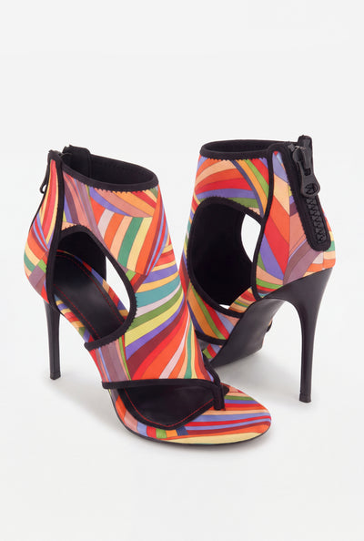 Cutout Thong Heels