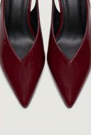 Slingback Pointed Toe Low Heel Pumps