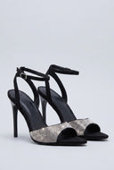 Glam Pointed Toe Stiletto Sandals