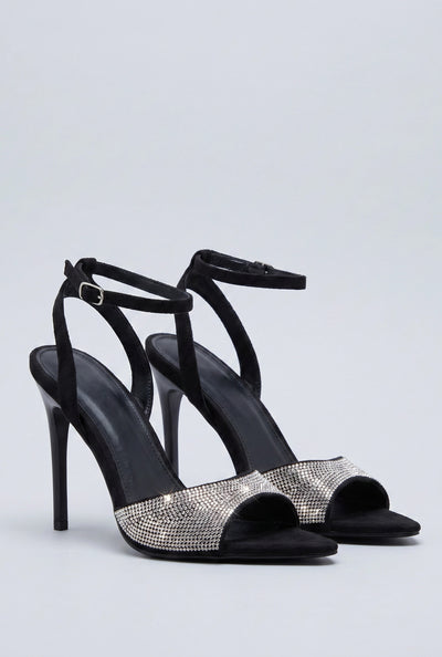 Glam Pointed Toe Stiletto Sandals