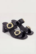 Fallon Buckle Band Heels