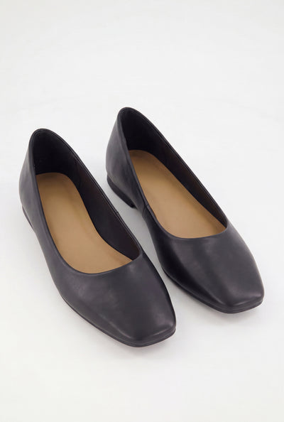 Square Toe Ballerina Flats