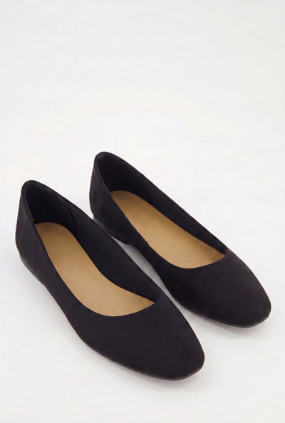 Square Toe Ballerina Flats