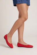 Square Toe Ballerina Flats