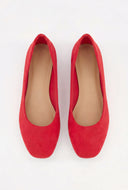 Square Toe Ballerina Flats