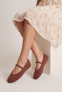 Charli Faux Suede Flats