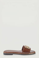 Swirl Pendant Slide Sandals