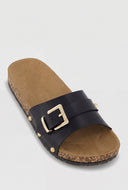 Astrid Buckle Footbed Sandals