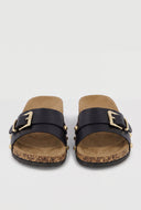 Astrid Buckle Footbed Sandals