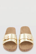 Astrid Buckle Footbed Sandals