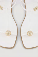 Beaded Toe Loop Sandals