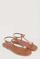 Beaded Toe Loop Sandals