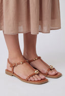 Beaded Toe Loop Sandals