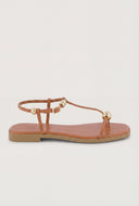 Beaded Toe Loop Sandals