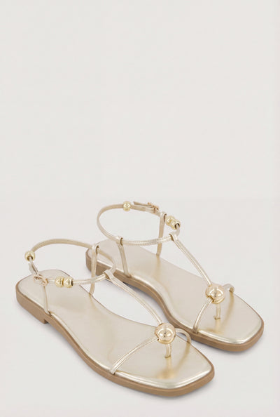 Beaded Toe Loop Sandals
