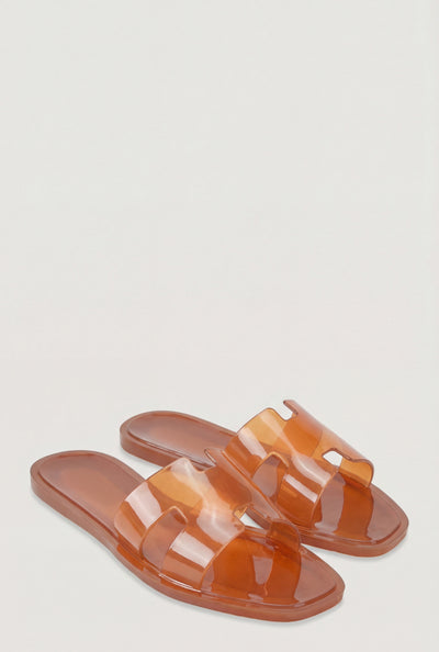 Hayden Band Jelly Slide Sandals
