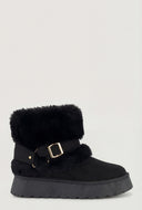 Faux Fur Cuff Ankle Booties