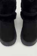 Faux Fur Cuff Ankle Booties