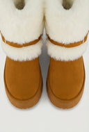 Faux Fur Cuff Ankle Booties